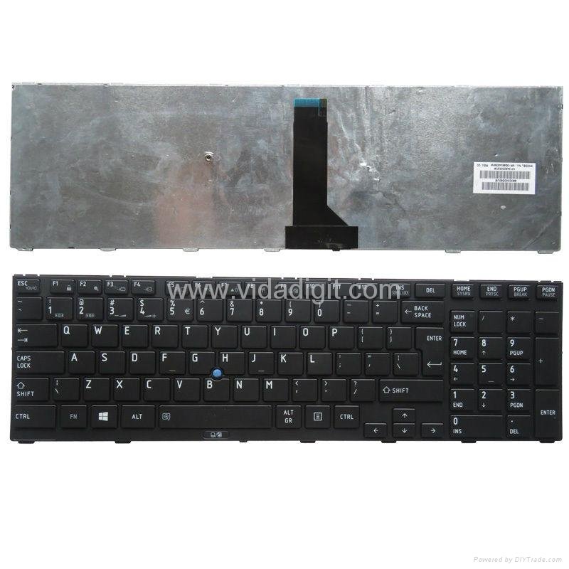 OEM Keyboard New for Toshiba Tecra R850 R950 series laptop US keyboard black 5
