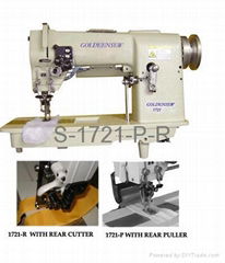 two needle hemstitch picotstitch sewing machine W/ rear cutter & puller 