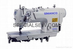 8450D TWO NEEDLE LOCK STITCH MACHINE FOR TURN STITCH 