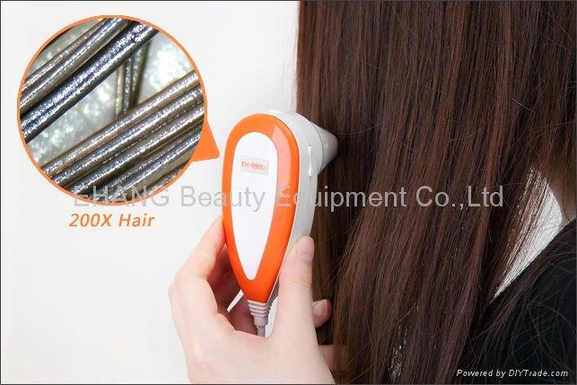 新款500萬像素電腦型毛髮檢測儀,頭髮測試儀,頭髮檢測儀