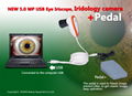 NEW 5.0 MP USB Eye Iriscope, Iridology camera+Pedal(EH-990U+P) 2