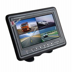 Quad split car monitor (Cross Split / H Split optional) XY-2073Q