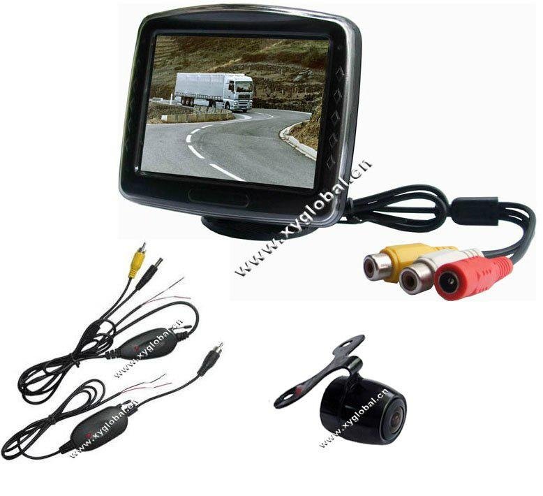 3.5 inch wirless car reverse camera system