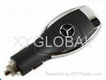 Car usb charger with muti mobilephone adapters