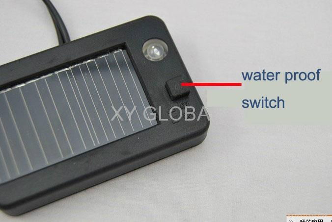 Solar powered energy Car LED Strobe Light,Grille Lamp,Car Flashing Light 3