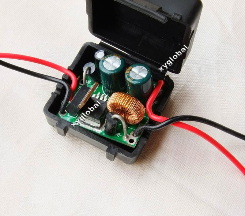 24V DC to 12V DC car power transformer car power adapter 2