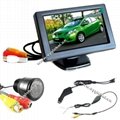 wireless night vision backup camera with 4.3inch rear view monitor