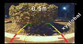 Integrated car rear view camera with visible parking sensor and buzzer