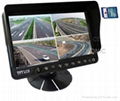 4 channel car DVR monitor