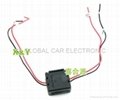 +12V DC car power filter and fuze box for car monitor and camera