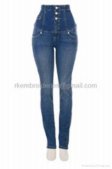 High Waist ladies jeans