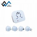 Good quality power travel adapter with AU/US/EU/UK