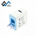 Global travel charger us travel charger single USB2.1 A