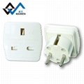 UK travel plug 4.0mm safe travel plug