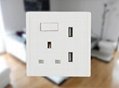 Power supply ABS 16A/250V schuko electrical wall socket