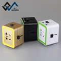 The British Hong Kong converter plug converter Double USB charger