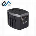 4USB multifunctional conversion plug USB charger multinational plugs