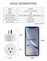 US Standard wifi smart plug with alexa and google assistant voice control 