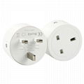 UK Wall Switch Wireless socket mini Wifi Smart life Plug