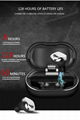 waterproof headset Wireless 5.0 Headset Microphone wireless Earphone with Chargi