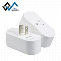 US electrical timer wall outlet power socket wifi smart home plu 5