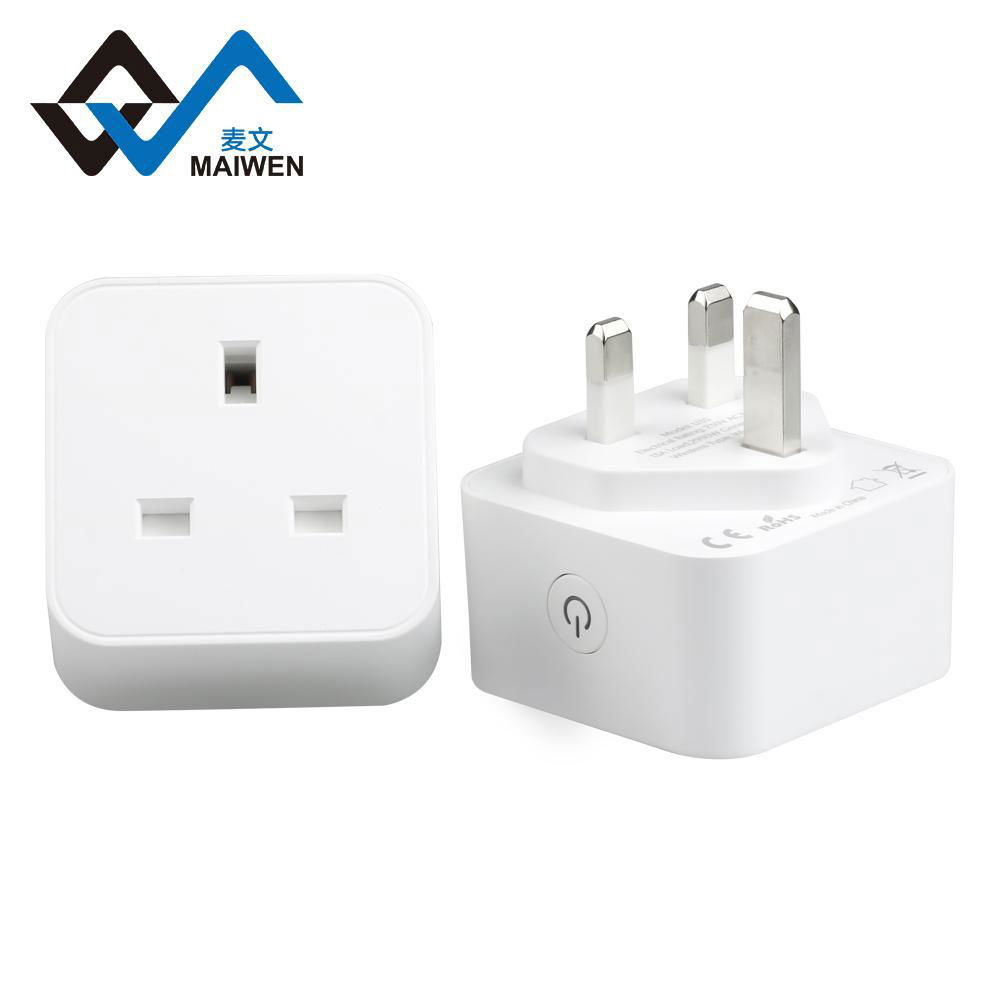 UK Wall Switch Wireless socket mini Wifi Smart life Plug 3