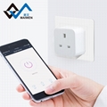 UK Wall Switch Wireless socket mini Wifi Smart life Plug