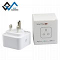 UK Wall Switch Wireless socket mini Wifi Smart life Plug 6