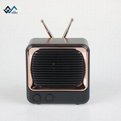 Classic Vintage TV blueteeh speaker portable mini outdoor Blueteeths Music Playe