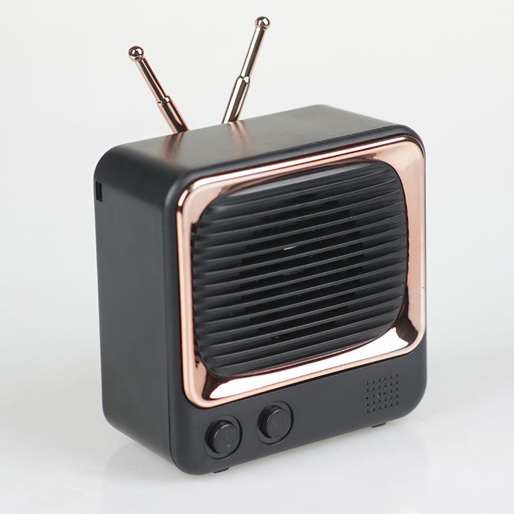 Classic Vintage TV blueteeh speaker portable mini outdoor Blueteeths Music Playe 2