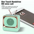 Classic Vintage TV blueteeh speaker portable mini outdoor Blueteeths Music Playe