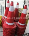 Rubber traffic cone