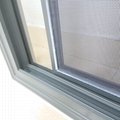 Aluminum sliding window with net