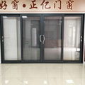 Aluminum sliding doors with mosquito net