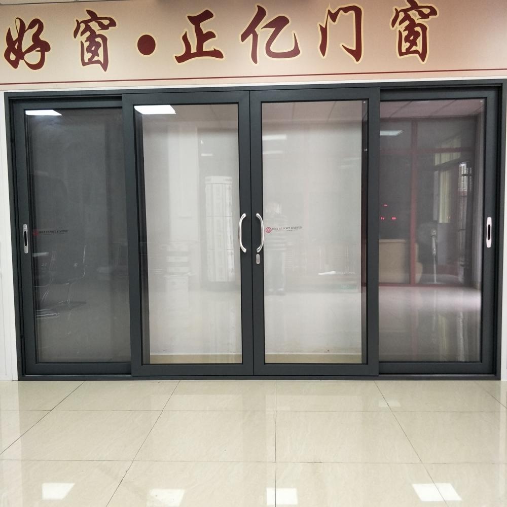 Aluminum sliding doors with mosquito net 4