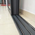 Aluminum sliding doors with mosquito net