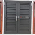 Airtight aluminum louvers/shutters