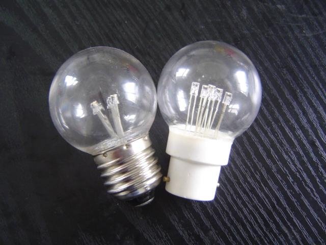   outdoor water-proof G45 led bulbs,1w  2w led golf bulbs,E27,B22 led ball light 2