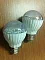 3W SMD E27 B22 A60  plastic LED  bulb 3
