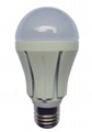 3W  5W CE GS E27  110-260V aluminum LED Globe bulbs
