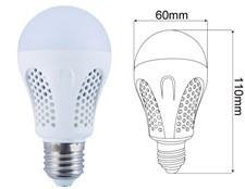  5W 7W A60 E27 plastic LED Bulb 5