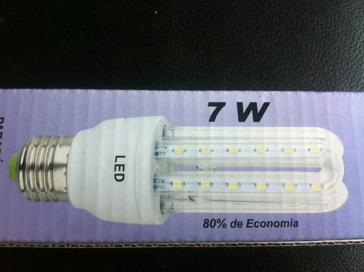 7W led energy saving lamp 2U