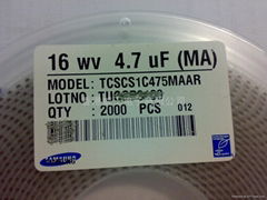 SUPPORT SAMSUNG TAN CAPACITOR  4.7UF/16V A