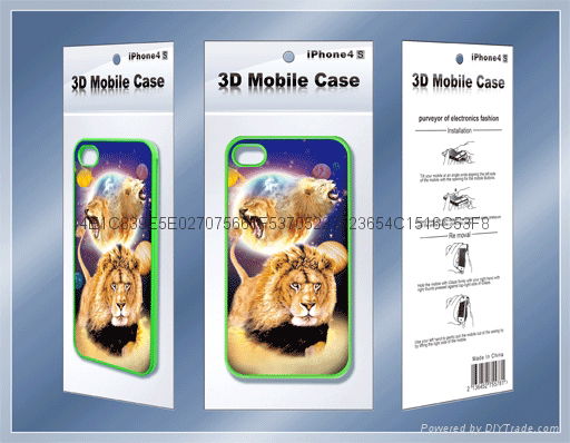 IPHONES 4S 3D三維立體手機塑膠外殼