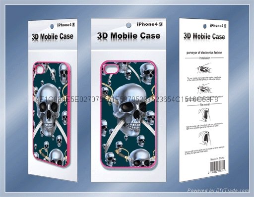 IPHONES 4S 3D三維立體手機塑膠外殼 4