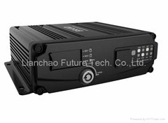 Dual SD Card 4CH FULL D1 Vehicle DVR with GPS