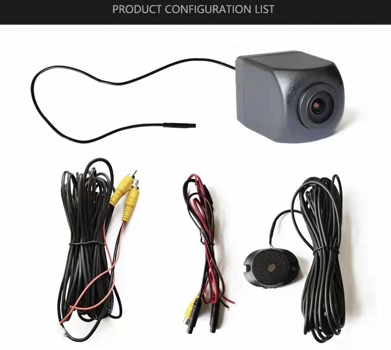 AI vehicle and pedestrian detection driving assistance rear view camera  1