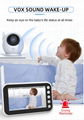 China Factory 4.3inch LCD 1080P Video Baby Monitor Night Vision Two Way Talk Pan 5