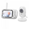 3.5inch Video Baby Monitor Wireless Wide Angle Lens Night Vision Security Baby  2