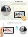 NEW 5inch LCD Screen and Touch Panel Baby Monitor with Smart WiFi Camera